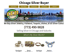 Tablet Screenshot of cook-county-silver-buyer.com